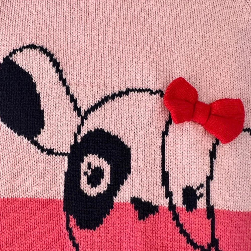 Gymboree Sweater Dress Pink Red Excellent 2T Toddler Girls
